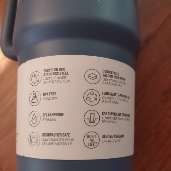 Limited Edition Stanley Mother's Day 30oz Quencher H2O Tumbler Blue with Flowers - Picture 3 of 8